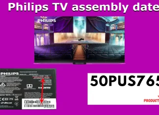 Πώς να βρείτε το έτος τηλεόρασης της Philips