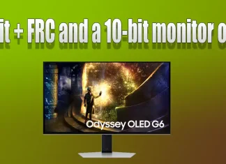 Διαφορά μεταξύ οθόνης ή τηλεόρασης 8-bit + FRC και 10-bit